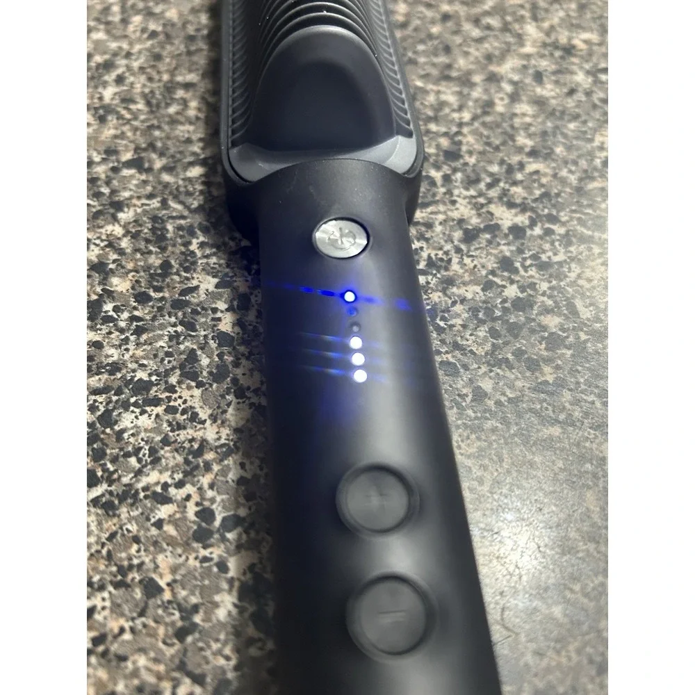 TYMO Hair Straightening Brush Black Digital Display Adjustable Heat Electric